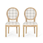 Set of 2 Phinnaeus French Country Fabric Dining Chairs by Christopher Knight Home - image 13