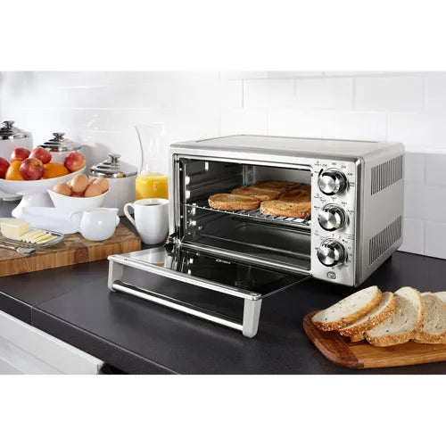 Oster Countertop Convection Toaster Oven, Stainless Steel, Fast Cooking, Adjustable Racks, Family-Size Capacity - image 4