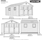 Lifespan 11 x 18.5 feet. Outdoor Storage Shed, 11 x 18.5, Desert Sand - image 16