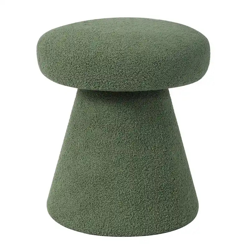 Adeco Large Soft Mushroom Ottoman - Versatile Foot Stool for Living Room and Bedroom - image 14