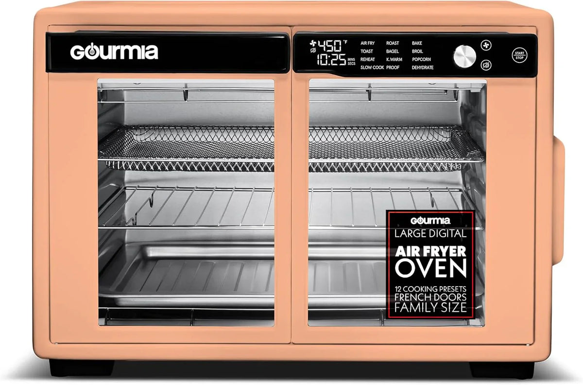 Gourmia French Door Air Fryer Oven - 37 Qt Large Capacity Convection Toaster Oven - image 2