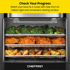 CHEFMAN Multifunctional Digital Air Fryer+ Rotisserie, Dehydrator, Convection Oven - image 6