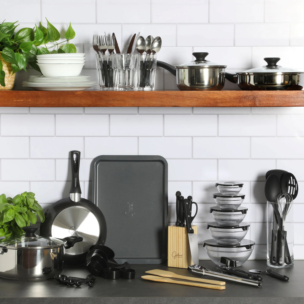 Gibson Home 71-Piece Stainless Steel Silver Cookware Combo Set - image 2