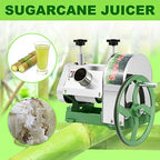 TRY YEAN Manual Sugarcane Juice Machine, Professional Stainless Steel Sugar Cane Juicer, 110LBS Output per Hour with 2 Inch Large Inlet Extractor, Handwheel Sugar Canes Squeezer for Commercial Home: Home & Kitchen - image 4