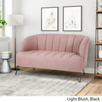 Christopher Knight Home Lupine Contemporary Fabric Loveseat with Hairpin Legs - image 2