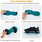 Advanced 2023 Lawn Grass Aerator Spike Shoes With Adjustable Straps - image 4
