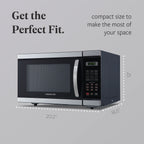 Farberware FMGZ09BKA 0.9 Cu. Ft. Microwave Oven, 900W, Digital Control, LED Display, 6 Cooking Presets, Black - image 61