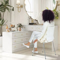 Versatile White Dresser and Vanity Table with 8 Spacious Drawers - image 1