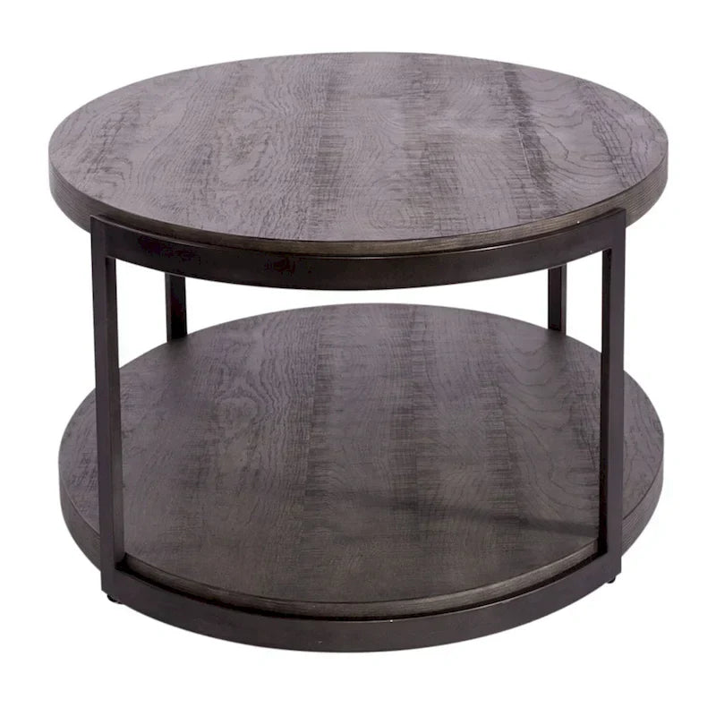 Contemporary Gauntlet Gray Oval Coffee Table - image 4