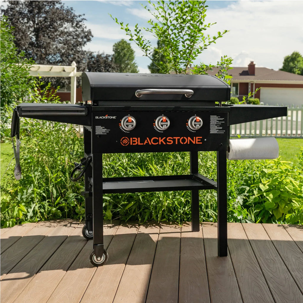 Blackstone 3-Burner 28" XL Griddle with Hood in Black - image 5