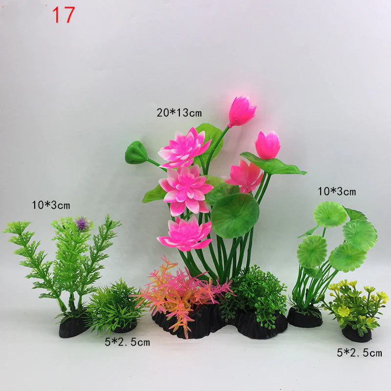 Fish Tank Decoration Simulation Water Plant Artificial Aquarium Landscaping Decor - image 7