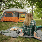 CORE Straight Wall Cabin Tents / 10 Person / 11 Person / 12 Person Large Multi Room Family Tents for Car Camping & Outdoor Adventures - image 12