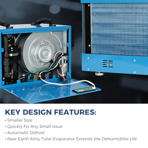 ALORAIR Commercial Dehumidifier 113 Pint, with Drain Hose for Crawl Spaces, Basements - image 3