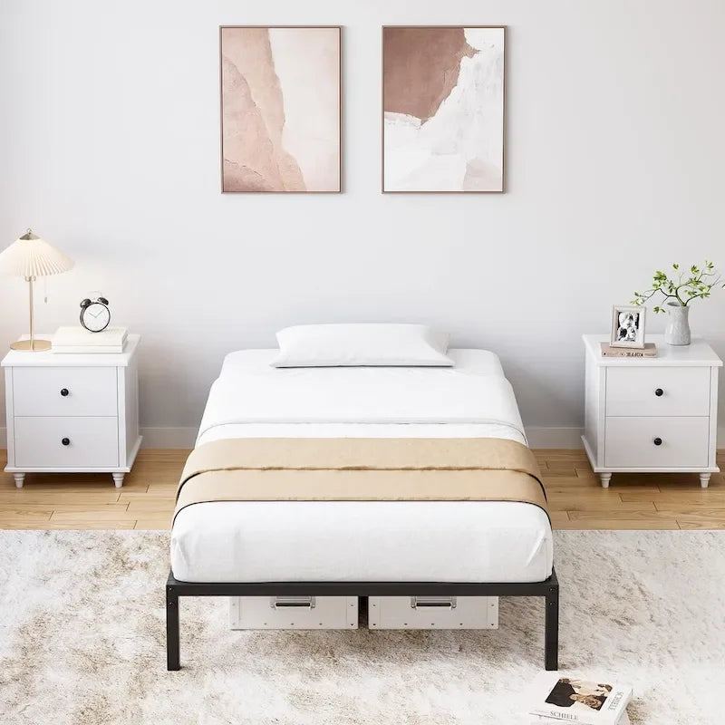 Sturdy Metal Platform Bed Frame - No Box Spring Required - image 3