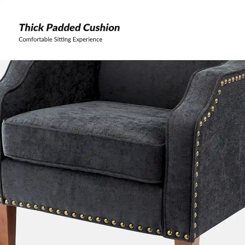 Set of 2 Lucretius Armchairs with Nailhead Trim by HULALA HOME - image 42
