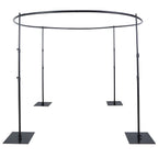 Efavormart 10ft / 4 Post Gold Metal DIY Photography Backdrop Stand, Wedding Arch Canopy Tent - image 18