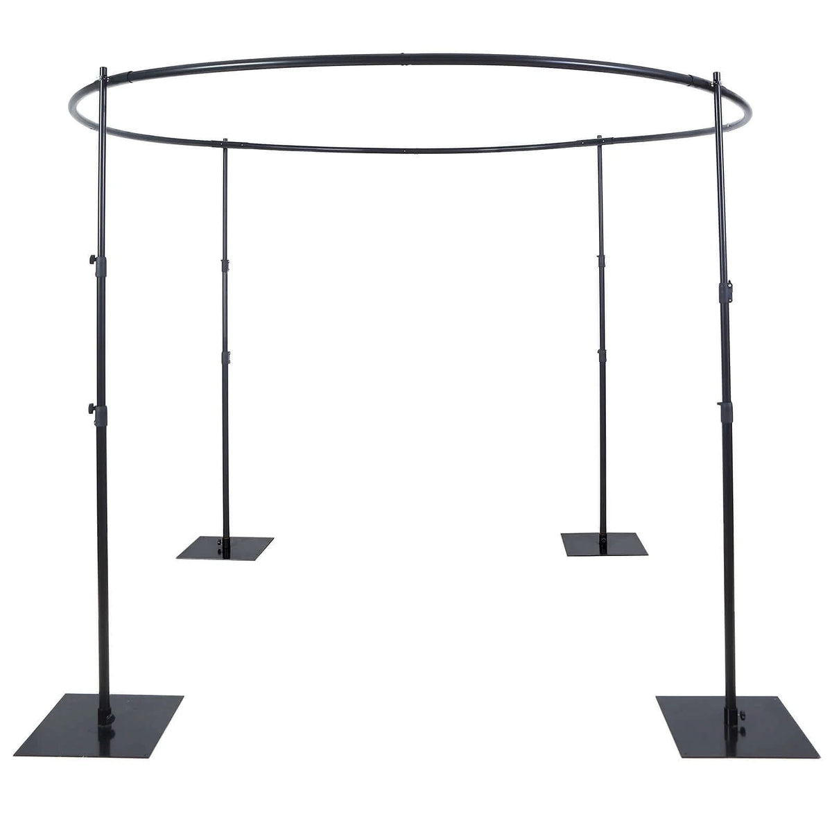 Efavormart 10ft / 4 Post Gold Metal DIY Photography Backdrop Stand, Wedding Arch Canopy Tent - image 18