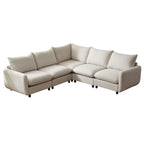 Oversized Modular Sectional Sofa with Plush Cushions and Flexible Layout - image 18