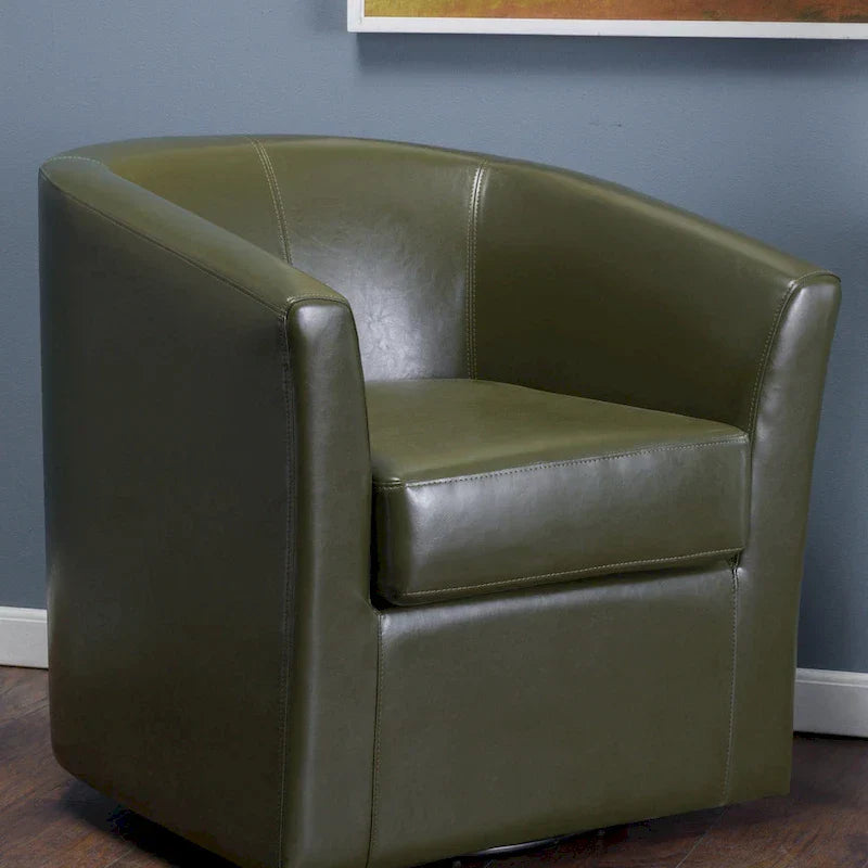 Christopher Knight Home Daymian Swivel Club Chair - Dimensions: 29" D x 30.2" W x 30.5" H - image 35