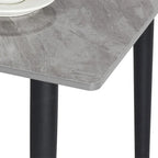Contemporary Kitchen Table with Metal Frame and Sintered Stone Top - image 22
