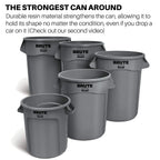 Yellow Heavy-Duty Trash/Garbage Can, (Pack of 6) - image 6