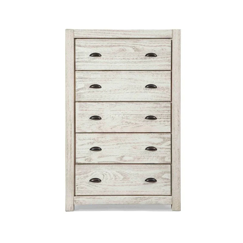 Montauk Solid Wood Chest with 5 Drawers by Grain Wood Furniture - image 7