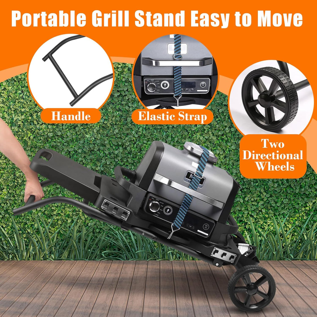Collapsible Grill Stand for Ninja Woodfire Grill, Traeger, Pit Boss, and 22" Blackstone Griddle - image 6