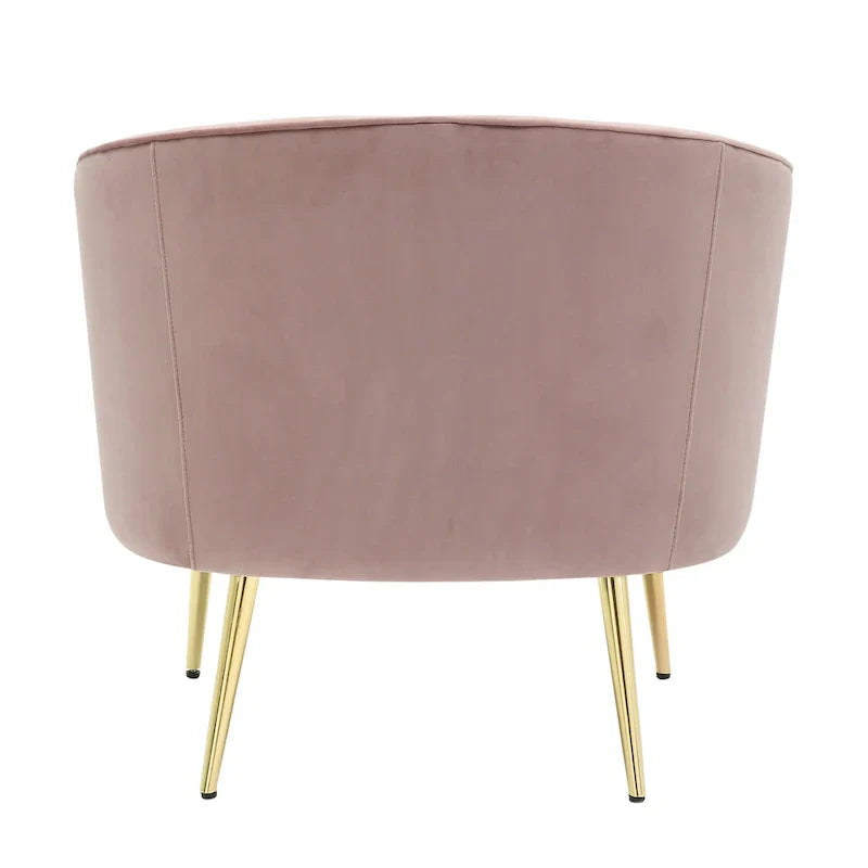 Randolf Velvet Accent Chair in Silver Orchid - image 11