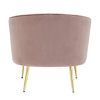 Randolf Velvet Accent Chair in Silver Orchid - image 11