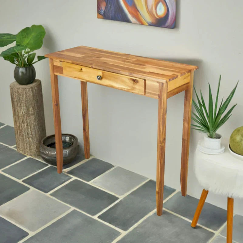 Porch & Den Holly Hill Solid Acacia Console Table with 1 Drawer - image 27