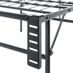 Brookside Foldable Full-Size Platform Bed Frame with Integrated Box Spring - image 3