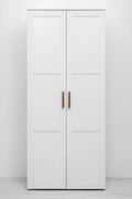 STOCKHOLM UNIVERSAL STORAGE CUPBOARD - HAMPTONS - DECO GOLD HANDLE - image 1