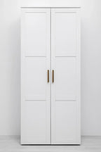 STOCKHOLM UNIVERSAL STORAGE CUPBOARD - HAMPTONS - DECO GOLD HANDLE - image 1