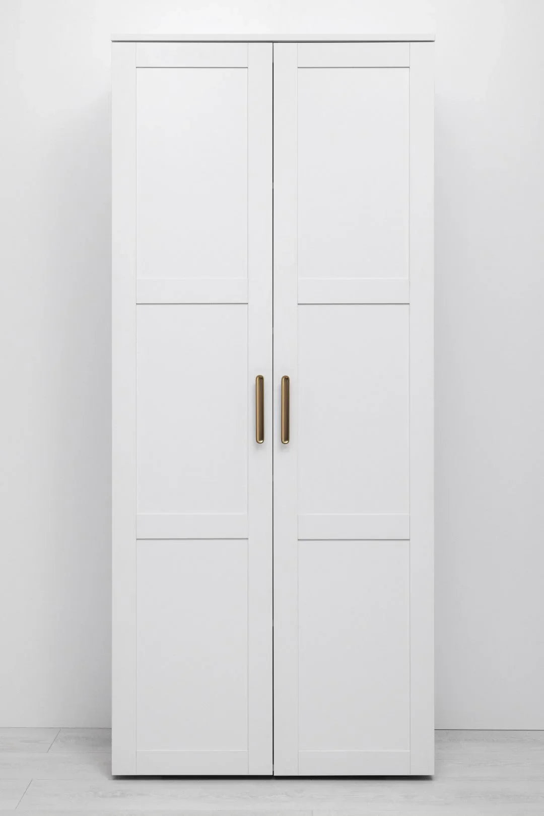 STOCKHOLM UNIVERSAL STORAGE CUPBOARD - HAMPTONS - DECO GOLD HANDLE - image 1