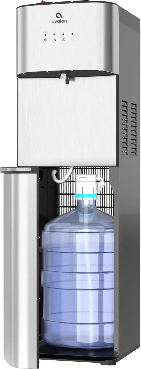 Limited Edition Self Cleaning Water Cooler Water Dispenser - 3 Temperature Settings - Hot, Cold & Room Water, Durable Stainless Steel Construction, Bottom Loading . - image 1