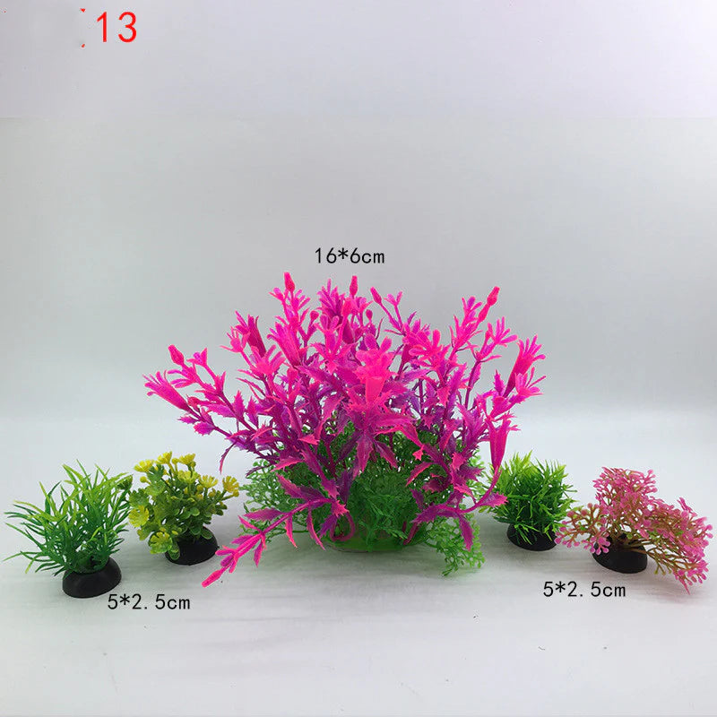 Fish Tank Decoration Simulation Water Plant Artificial Aquarium Landscaping Decor - image 5