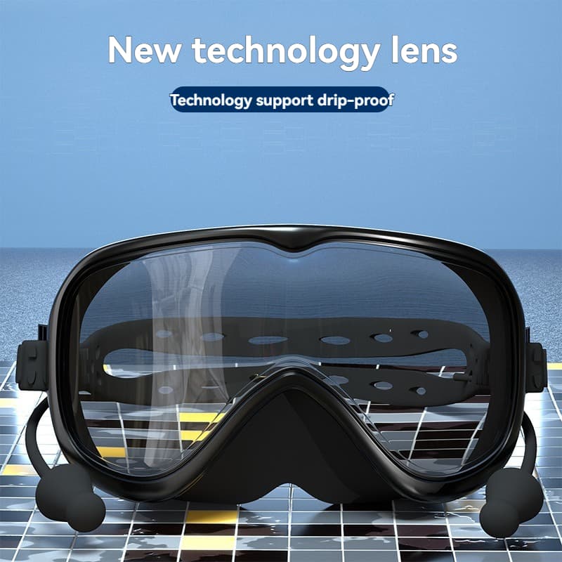 Silicone  Large-Frame Goggle - HD Anti-Fog For Men & Women - image 2
