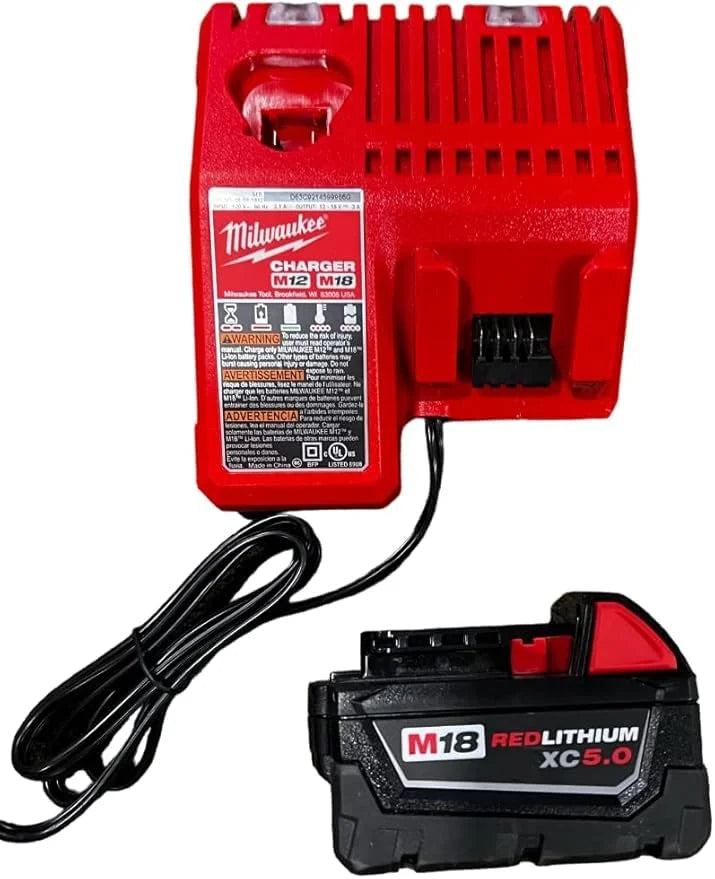 Milwaukee M18 2848 - 20 Inflator Kit with 48 - 11 - 1850 5.0 Battery and Charger - image 3