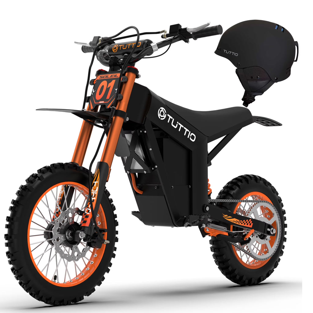 TUTTIO Soleil01 Adult Electric Dirt Bike (with Branded Helmet), 2000W, 48V 21Ah Battery, 37Mph Full Suspension Mountain E-Bike, 200Nm Torque All-Terrain Electric Motorcycle - image 1