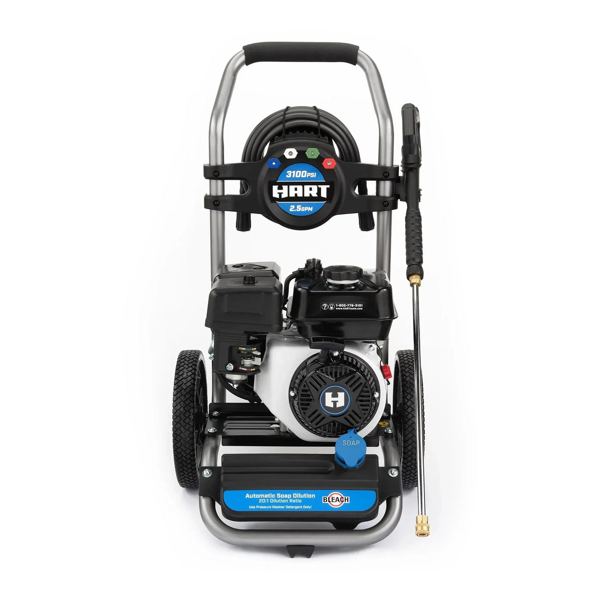 HART 3100 PSI 2.5 GPM 212cc 4-Cycle OHV Gas Powered Cold Water Pressure Washer - image 2