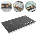 110V Modern Black Electric Cooktop Electric Stovetop 5 Burners Electric Cooktop for Homes, Restaurants - image 1