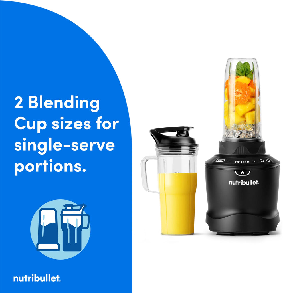 nutribullet SmartSense Blender Combo, 1400 Watt Gunmetal - image 21