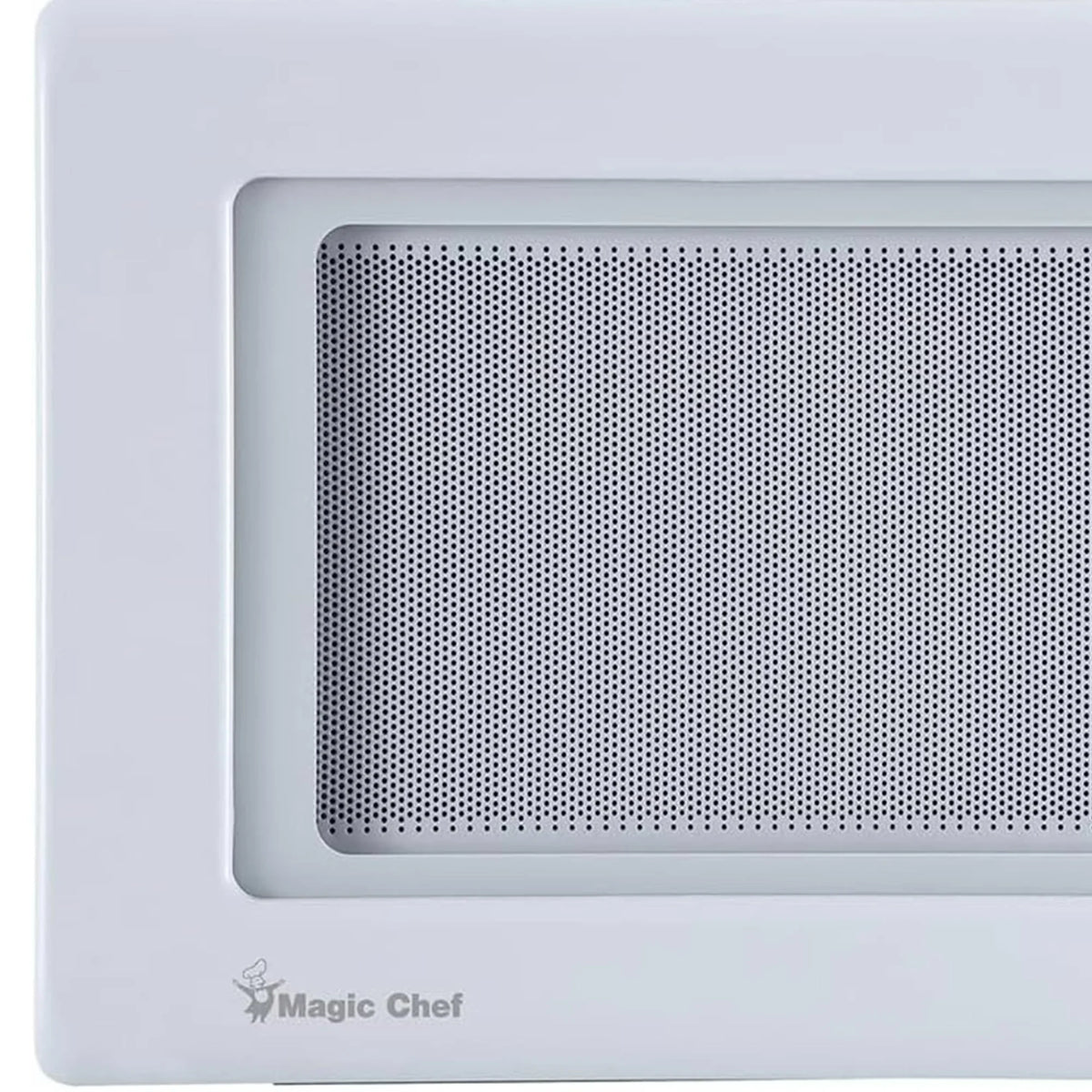 Open Box Magic Chef 0.9 Cubic Feet 900 Watt Stainless Microwave Oven, White - image 4