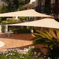 Shade&beyond Sun Shade Sail Triangle 2 Pack 12'x12'x12' Canopy Sand Outdoor UV Sunshade Sail for Patio Yard Backyard Garden Lawn - image 1