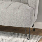 Christopher Knight Home Lupine Contemporary Fabric Loveseat with Hairpin Legs - image 15