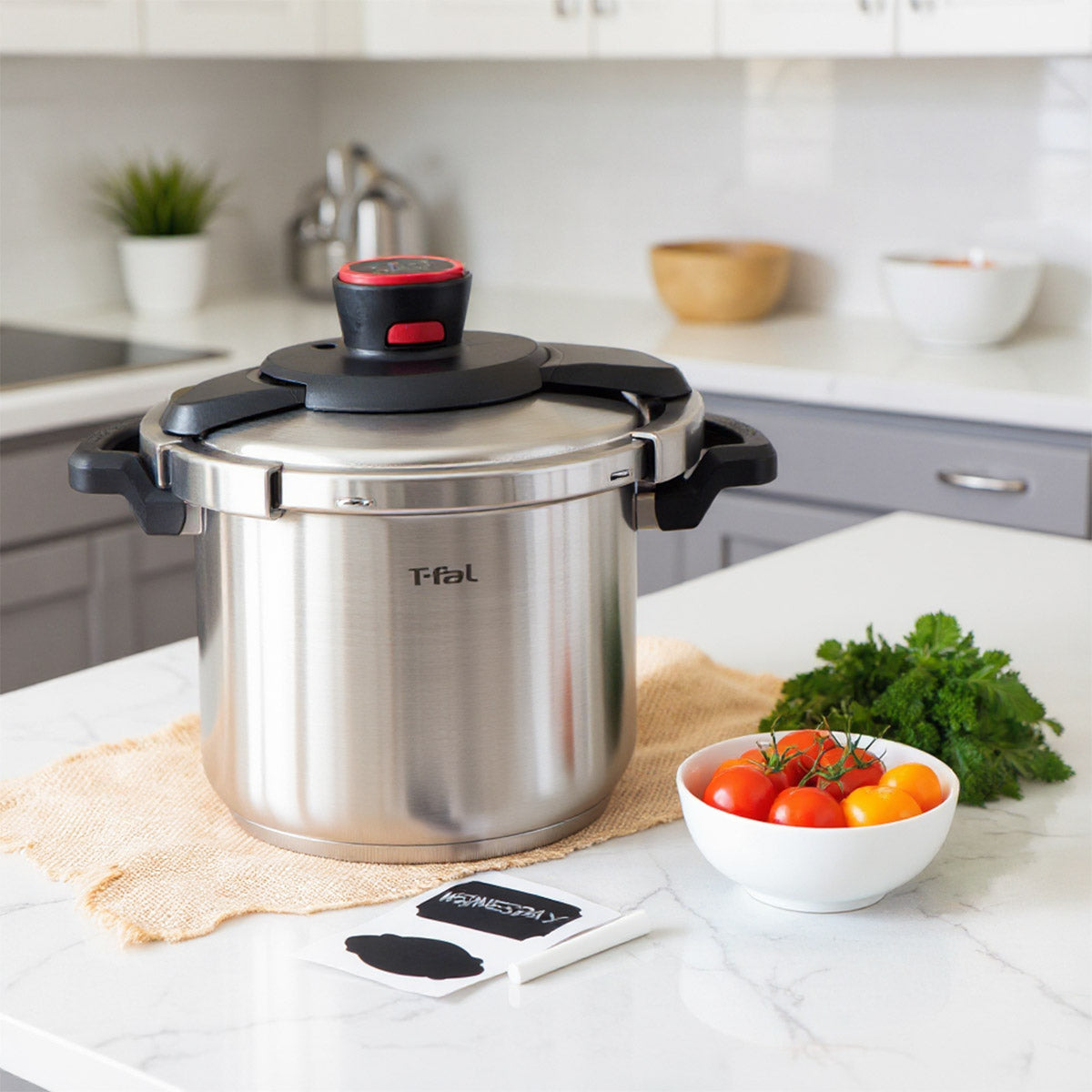 T-fal Clipso 8-quart Stainless Steel Stovetop Pressure Cooker - image 1