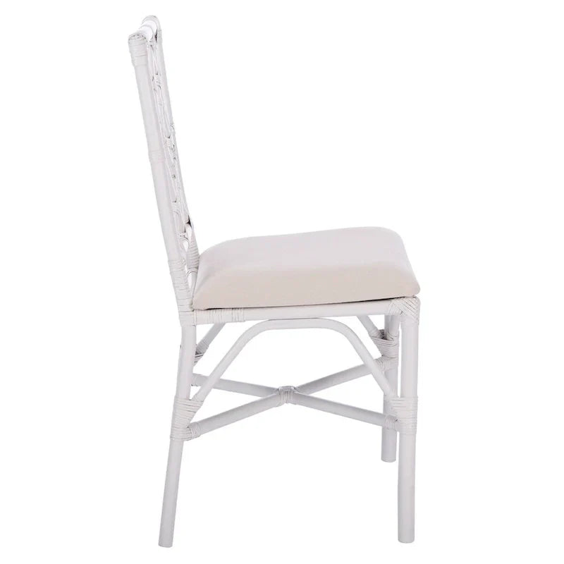 Set of 2 SAFAVIEH Maye Rattan Accent Chairs with Cushions - Dimensions: 18.5" W x 20.9" L x 35.8" H - image 8