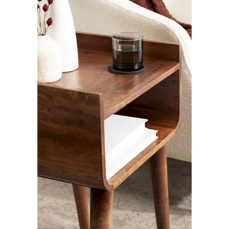 Kate and Laurel Quilby Wooden Side Table - 18 x 14 x 27 Inches - image 4