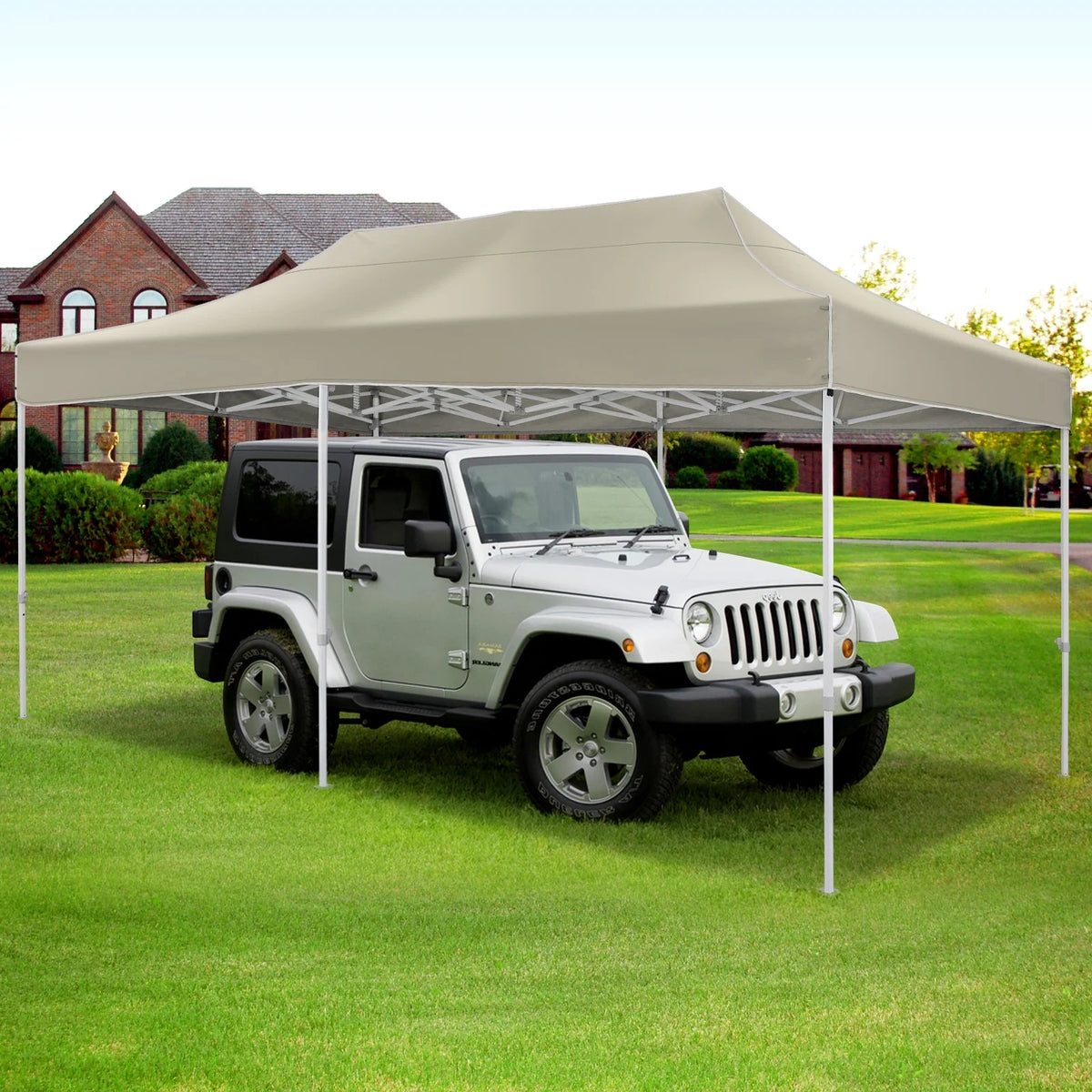 HOTEEL 10x15 Heavy Duty Canopy Tent ,Pop up Canopy for Parties Wedding,Commercial Easy up Gazebo with Roller Bag,UV 50+ &,White - image 27