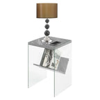 SoHo Glass End Table with Shelf by Convenience Concepts - image 6